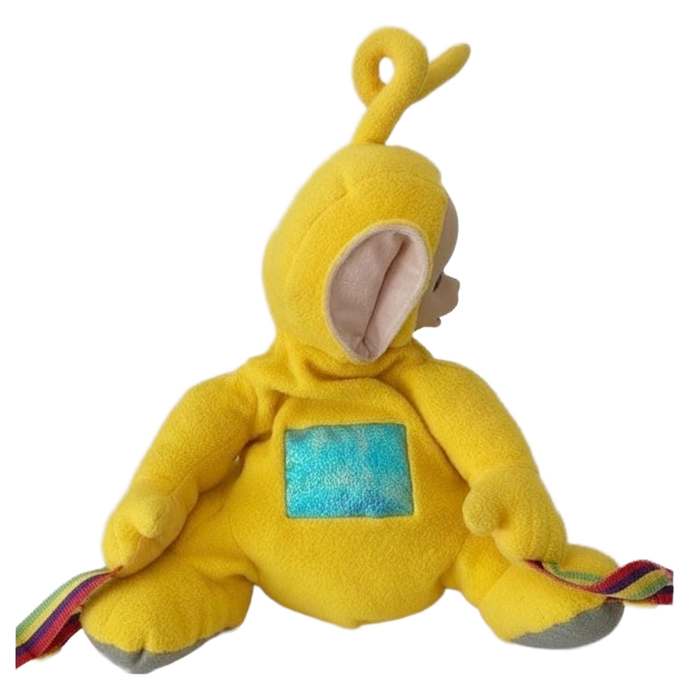 Vintage 1996 Teletubbies Laa Laa Plush Y2K Backpack - Picture 3 of 16